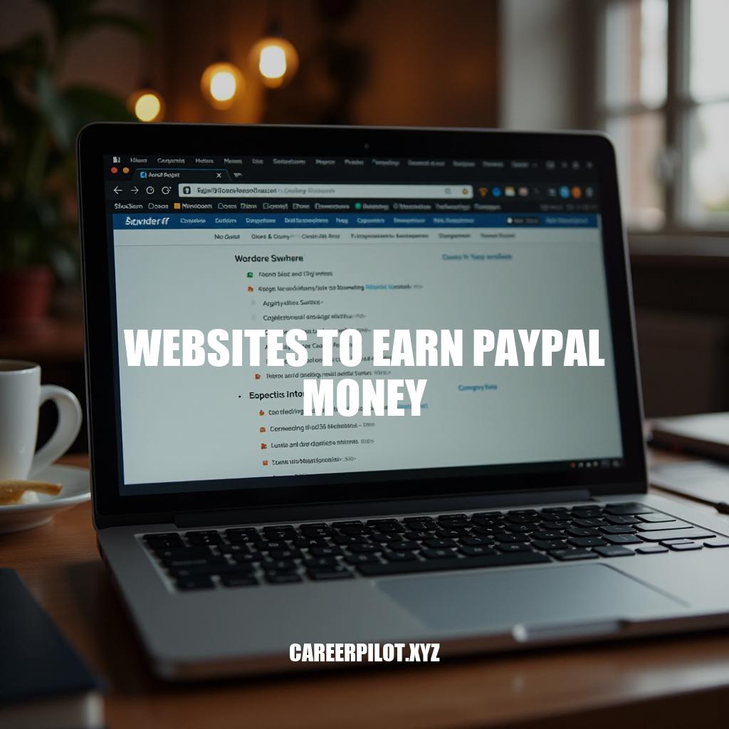 10 Legitimate Websites to Earn PayPal Money Online