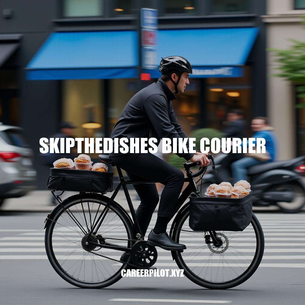 SkipTheDishes Bike Courier Job: A Guide to Delivering Food on Two Wheels